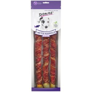 Dokas Dog Snack 1m Kaurolle mit Ente