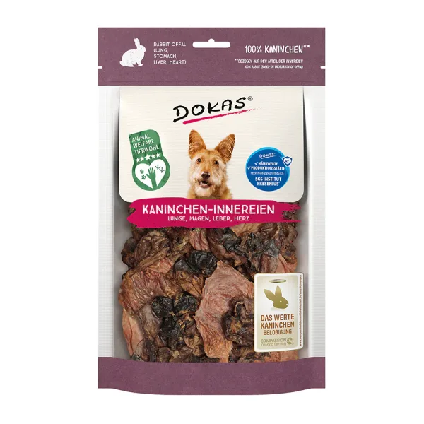 dokas kaninchen innereien 100g