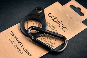 orbiloc carabiner pack grey