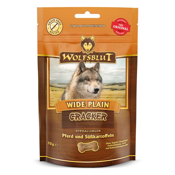 wolfsblut cracker wideplain 70g front