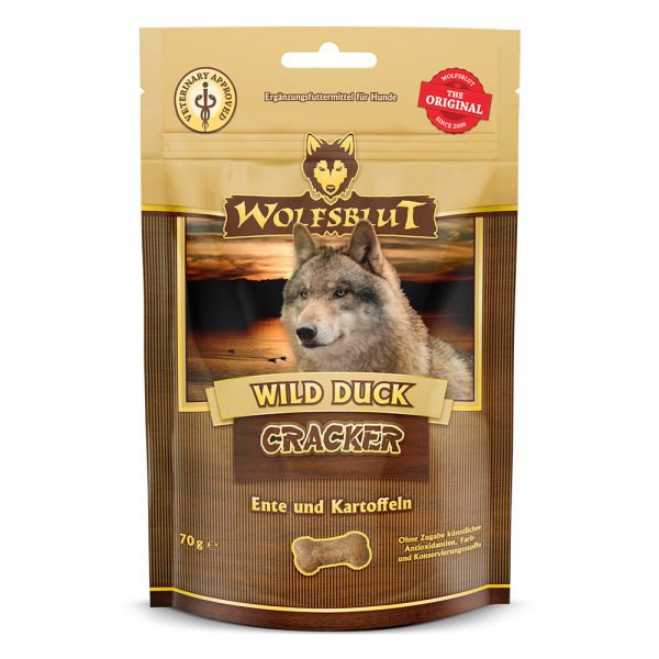 wolfsblut cracker wildduck 70g front