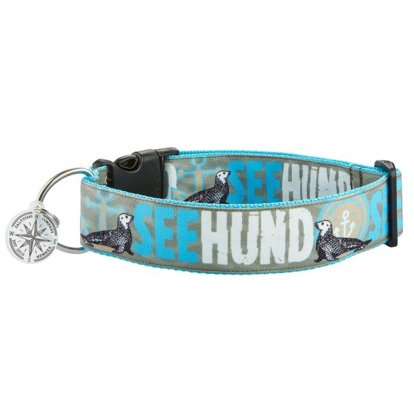 saltydog seehund halsband wave tuerkis