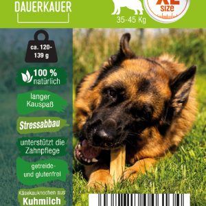 pp Dauerkauer Gr XL 120 139 g Kaesekauknochen Hunde Milch Kausnack Gr XL 17452