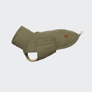 Cloud7 Dog Teddy Coat Yukon Khaki on grey