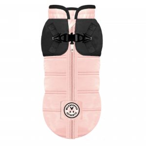 climber puff jacket harness.Pink