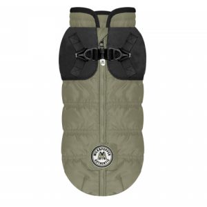 climber puff jacket harness.khaki